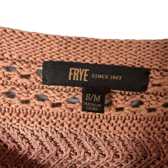 Frye Knit Sweater Flare Sleeve Mauve Size Small - Picture 5 of 7